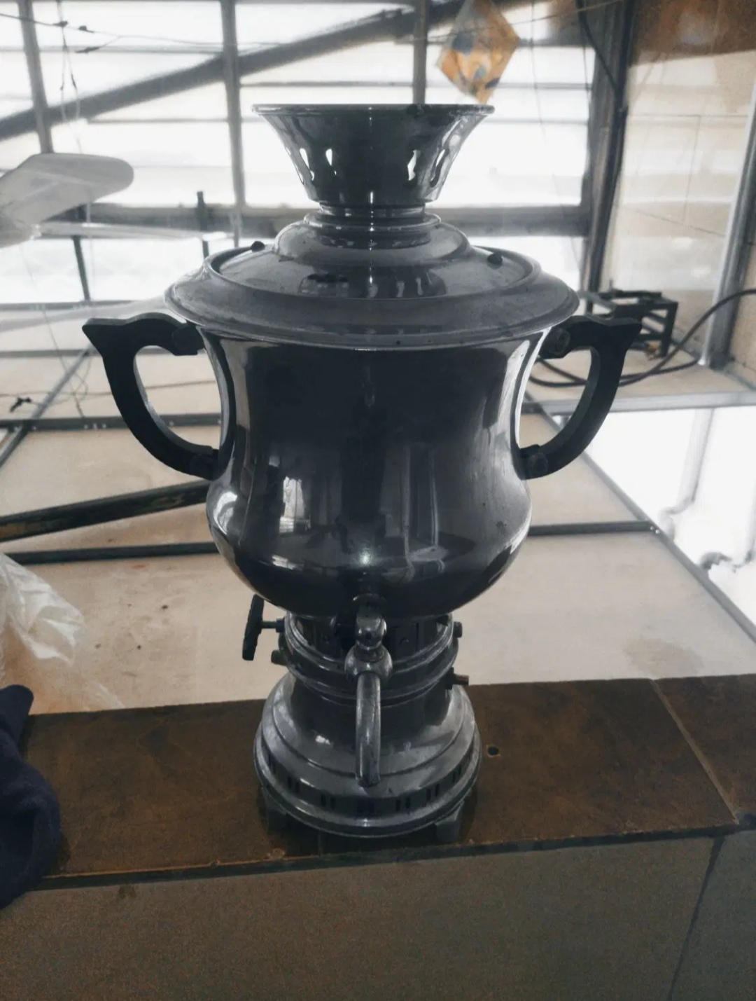 سماور گازی استیل ضد زنگ