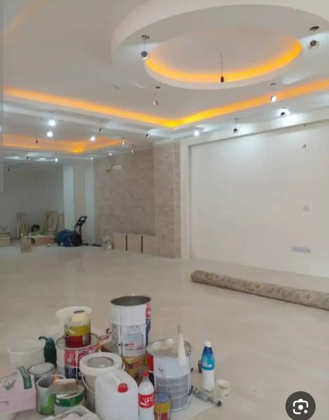 نقاشی ساختمان متری ۱۶۰ با رنگ
