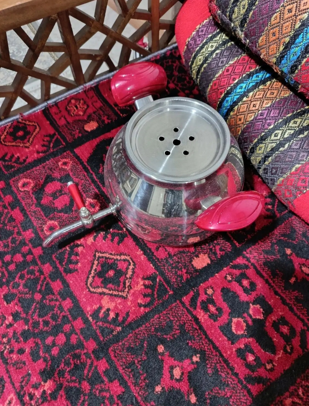 کتری قوری چدنی