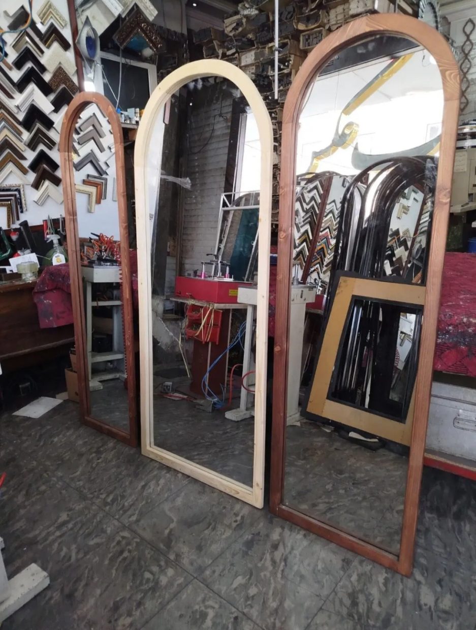 آیینه قدی چوبی