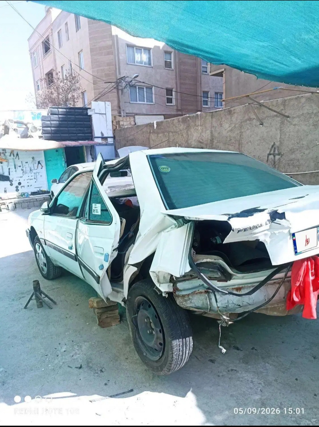 پژو پارس ۱۴۰۲تصادفی.